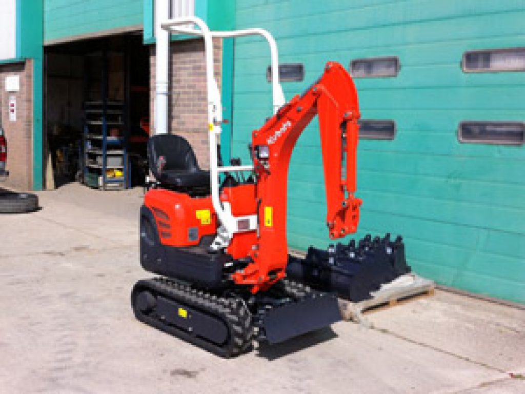 New Kubota K008 0.8tonne Digger Arrives Didcot Plant