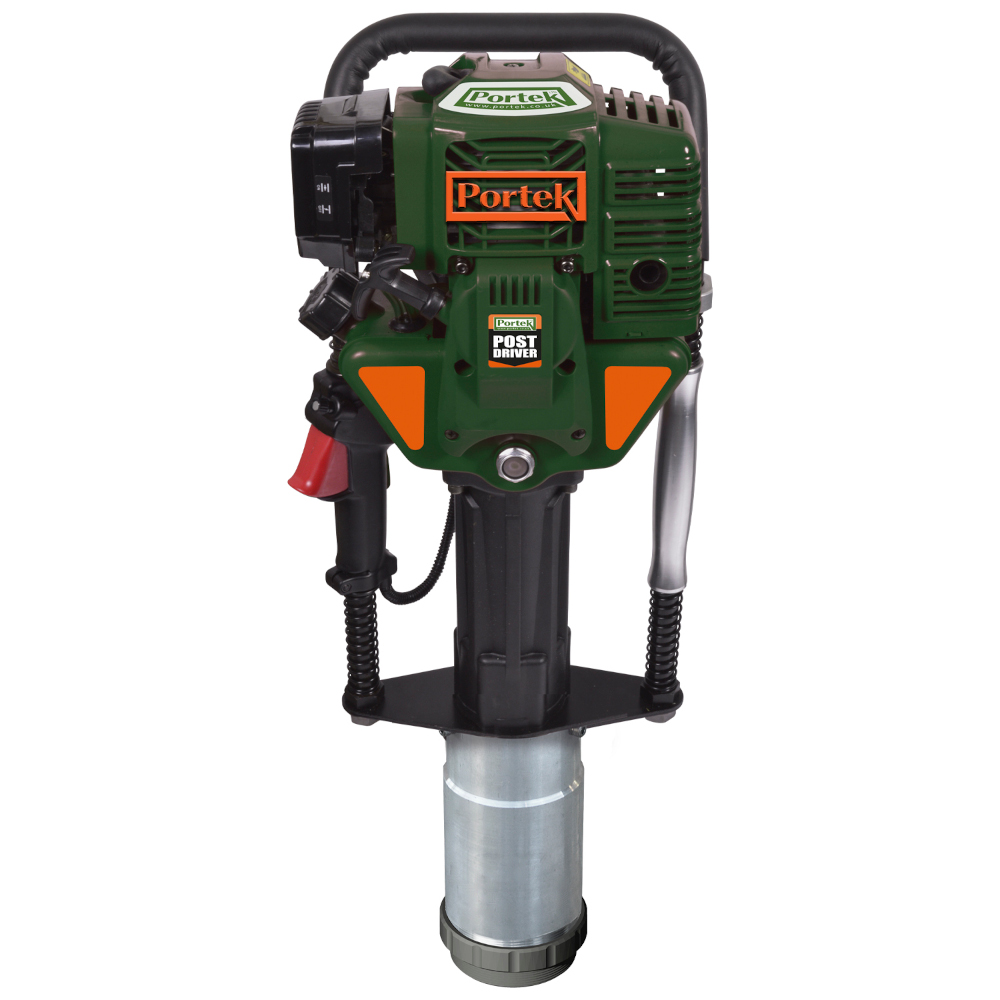 A product photo of the Portek Post Driver on a white back ground.