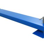 Photo of the Prop Pal 1200 Needle System on a white background. The Prop Pal is a sky blue colour and has a steel adjustment tool on the right hand side.